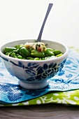 Peas with pastis butter