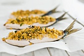 Stuffed sardines with orange sauce