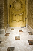 Marble tile floor in hallway