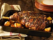 Leg of lamb with potatoes