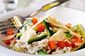 Risotto Primavera with spring vegetables