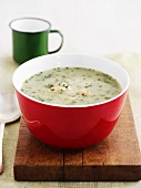 Chicken and coriander soup