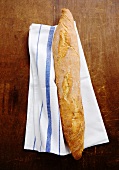 Ficelle (French white bread) fresh from the stone oven