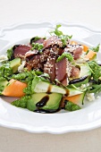 Raw Sesame Tuna Salad