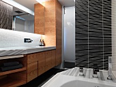 Simple modern bathroom