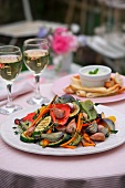 Grilled vegetable salad