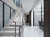 Modern staircase and railing