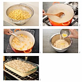 Steps for Making Baked Macaroni and Cheese