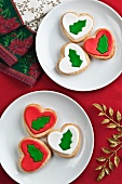 Heart Shaped Christmas Cookies