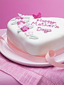 Decorated Mothers Day cake