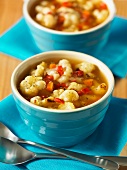 Roasted cauliflower and pepper soup
