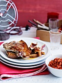 Grilled pork chops