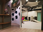 Modern play room for small children