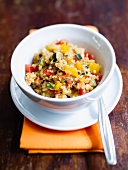 Quinoa with summer vegetables