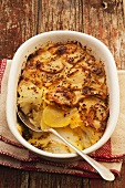 Potato gratin with mustard seeds