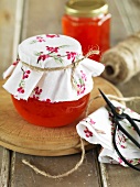 Red pepper jelly as a gift