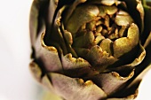 An artichoke seen from above