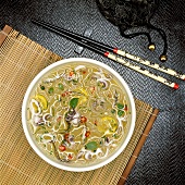 Oriental squid soup