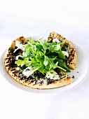 Grilled Pizza with Fresh Mozzarella and Arugula