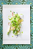 Celery and Radish Salad; From Above