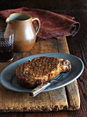 Grilled beef steak