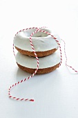 Doughnuts with sugar icing as a gift