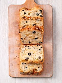 Fennel cake with olives