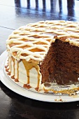Sticky Date Cake mit Karamellsauce (USA)
