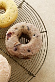 Blueberry and Earl Grey doughnuts