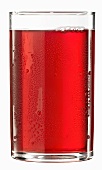 Ein Glas Cranberry Saft