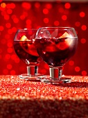 Pomegranate sangria