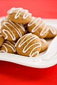 Banana Yogurt Cookies with Icing