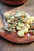 Gnocchi with chanterelles