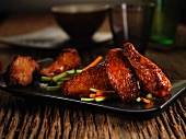 Chicken wings with a sweet, mild marinade