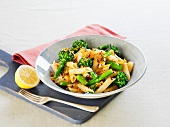 Penne with broccoli