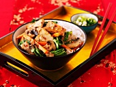 Pork with mushrooms (China)