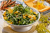 Green bean salad on an Easter buffet (Sweden)