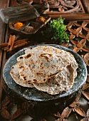 Paratha (unleavened Indian bread)