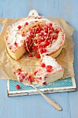 Redcurrant cheesecake