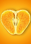 An orange heart
