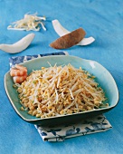 Bean sprouts with coconut (Malaysia)