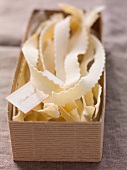 A box of riffled tagliatelle