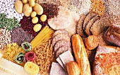 Carbohydrate-rice foods (bread, pasta, legumes, corn, potatoes)