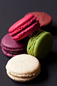 Coloured macarons