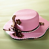 A hat-shaped cake