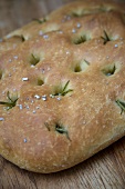Rosemary Focaccia Bread; Close Up