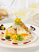 Gourmet fish with vegetables