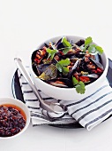Steamed mussels with XO sauce (Asia)