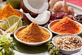 Various spices from Thailand