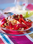 Chicken and pepper salad